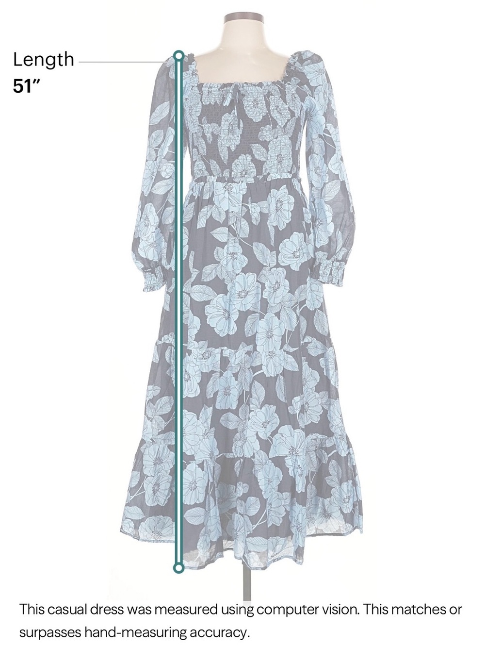 Vineyard Vines Navy Blue Floral Maxi Dress - Picture 6 of 11